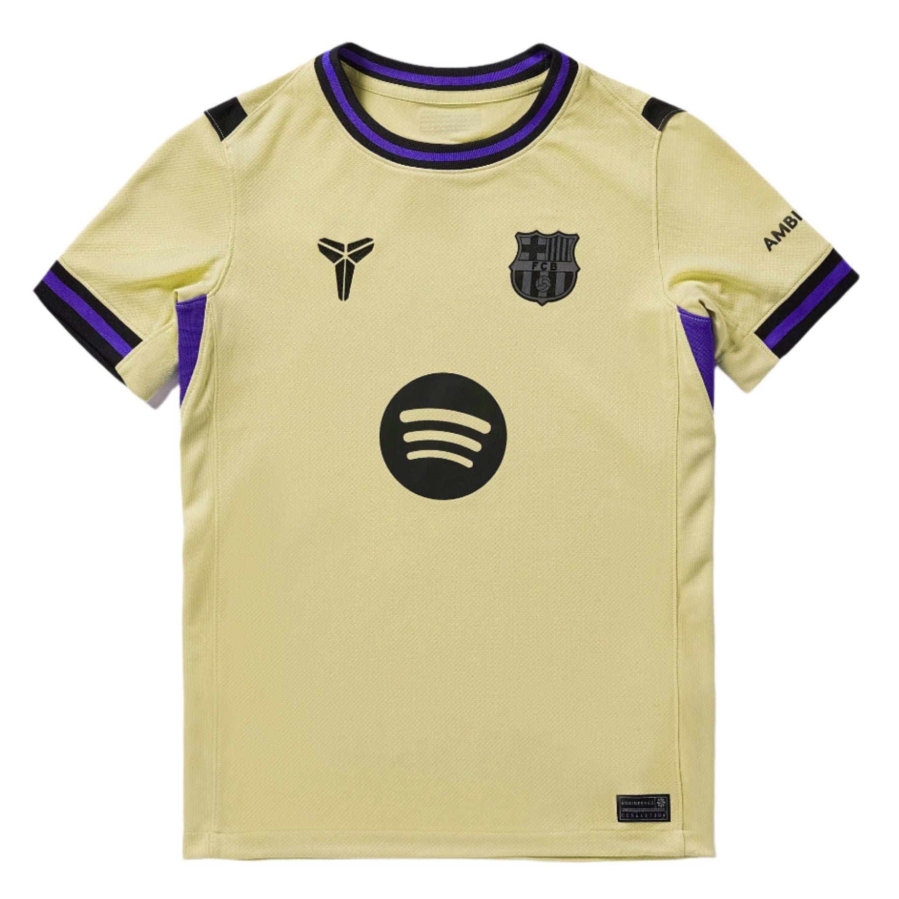 Nike Youth Lamine Yamal FC Barcelona Away Jersey 25/26 (Team Gold/Persian Violet/Black)