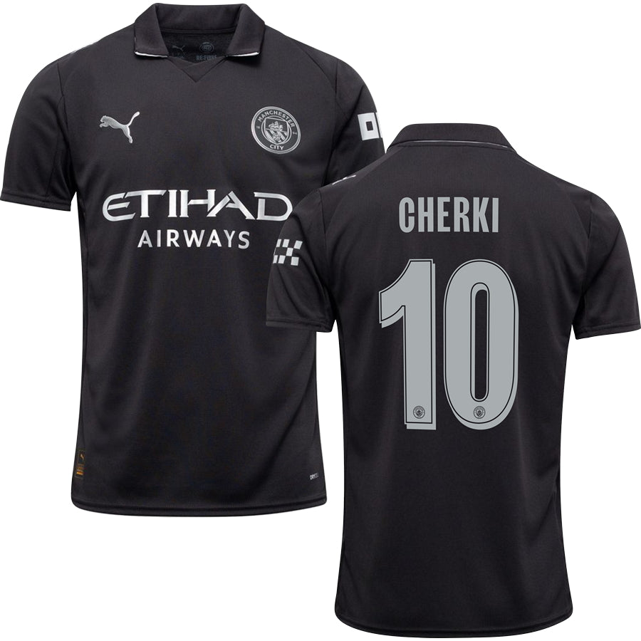 Manchester City Away #10 CHERKI Jersey 2025/26 Adults