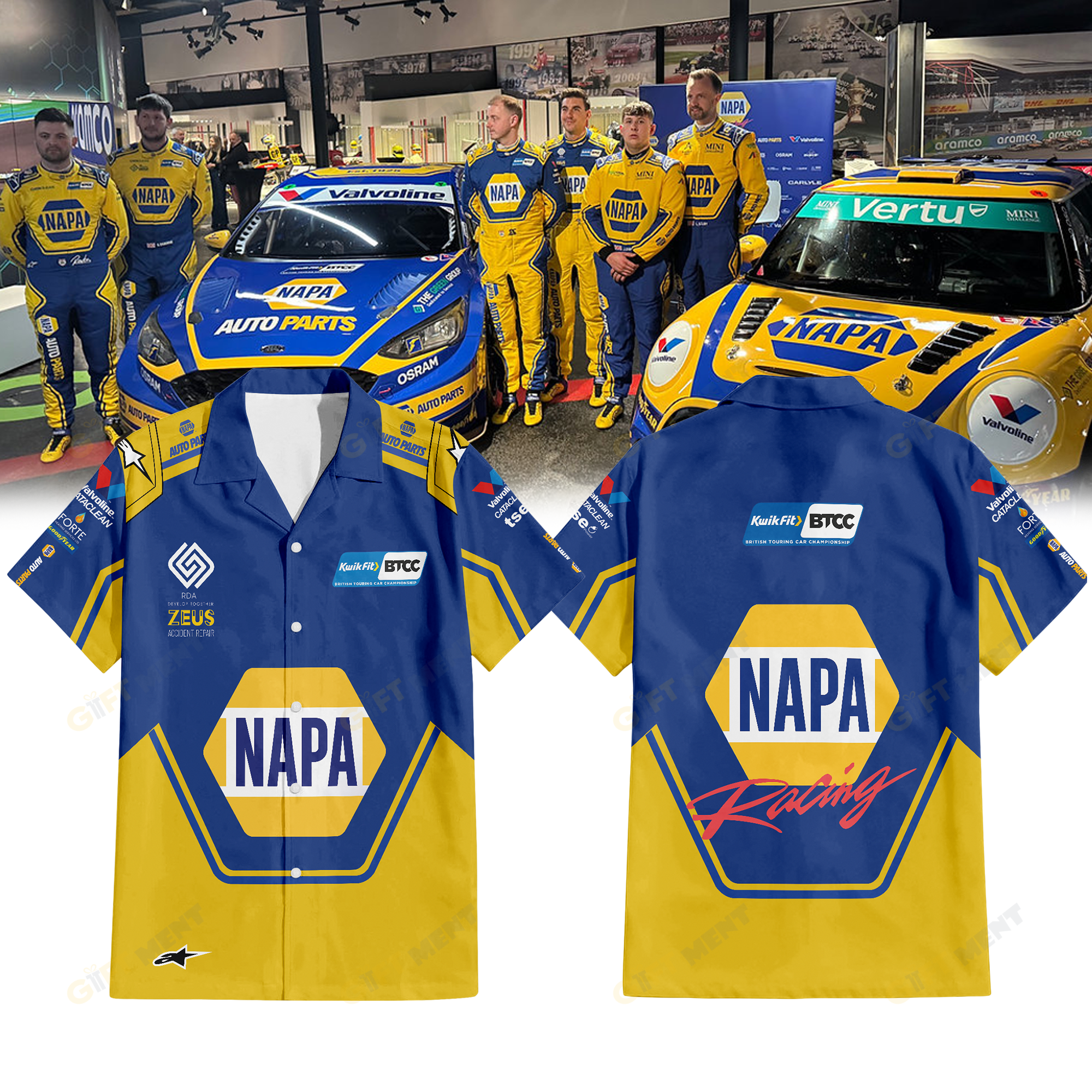 NAPA Racing UK Premium Hawaiian Shirt