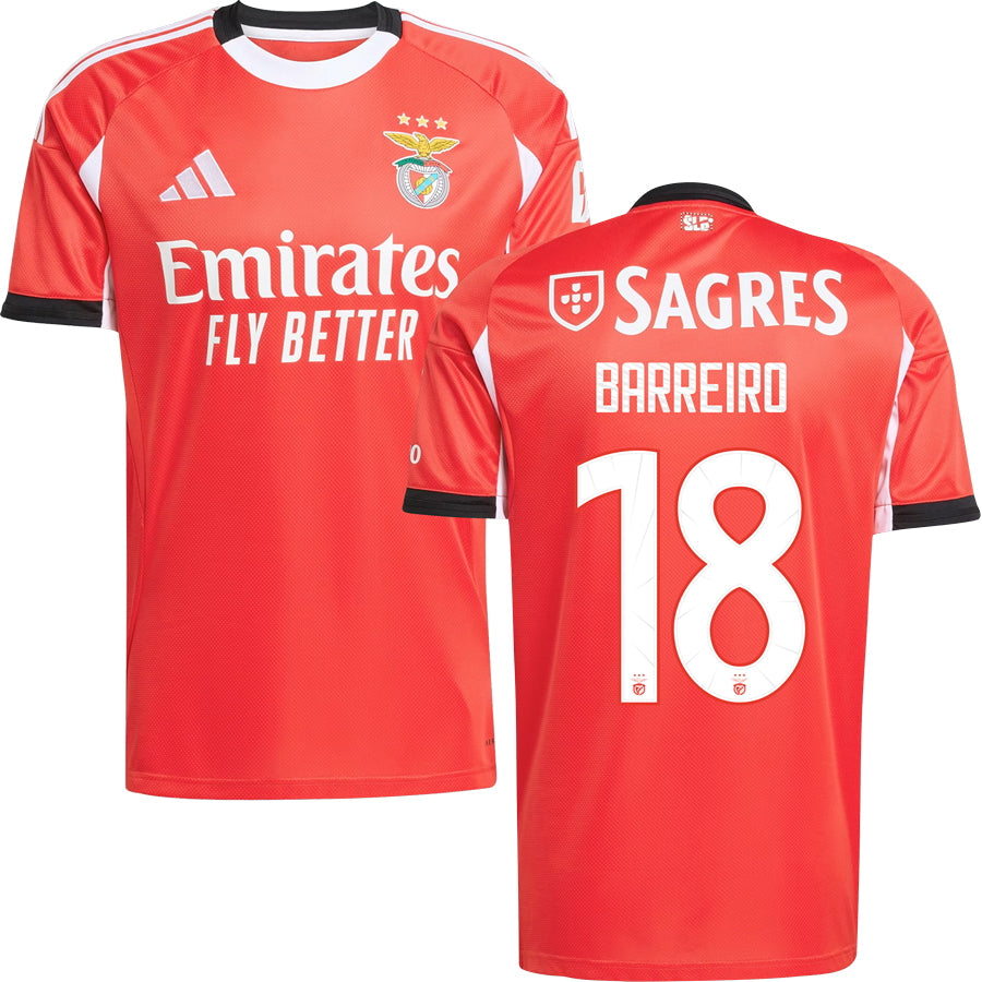 Benfica Home Jersey 2025/26 Adults