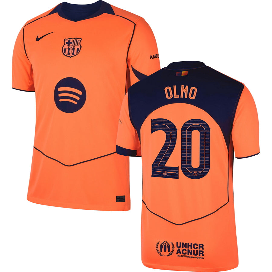 Barcelona FC Third #20 OLMO Jersey 2025/26 Adults