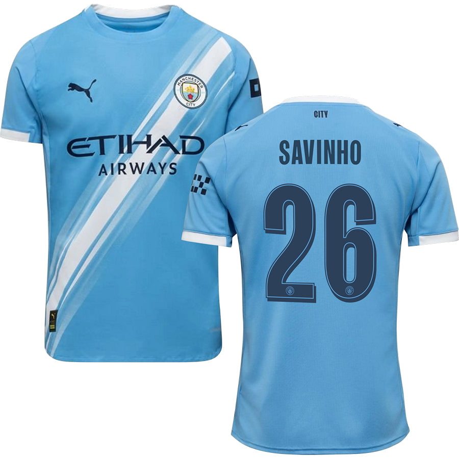 Manchester City Home Jersey Stadium 2025/26 Adults