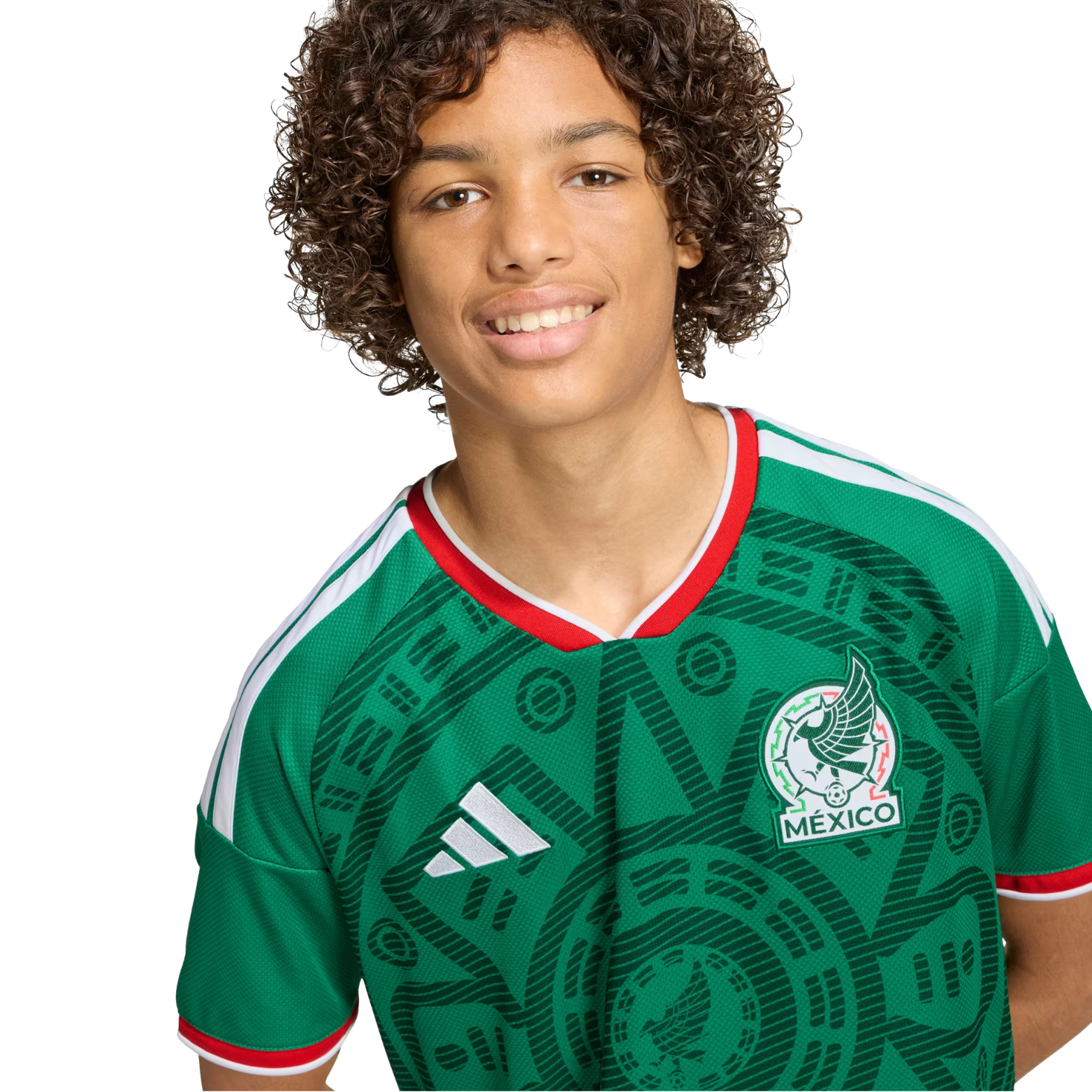 adidas Youth H. Martin Mexico 2026 Home World Cup Jersey (Bold Green)
