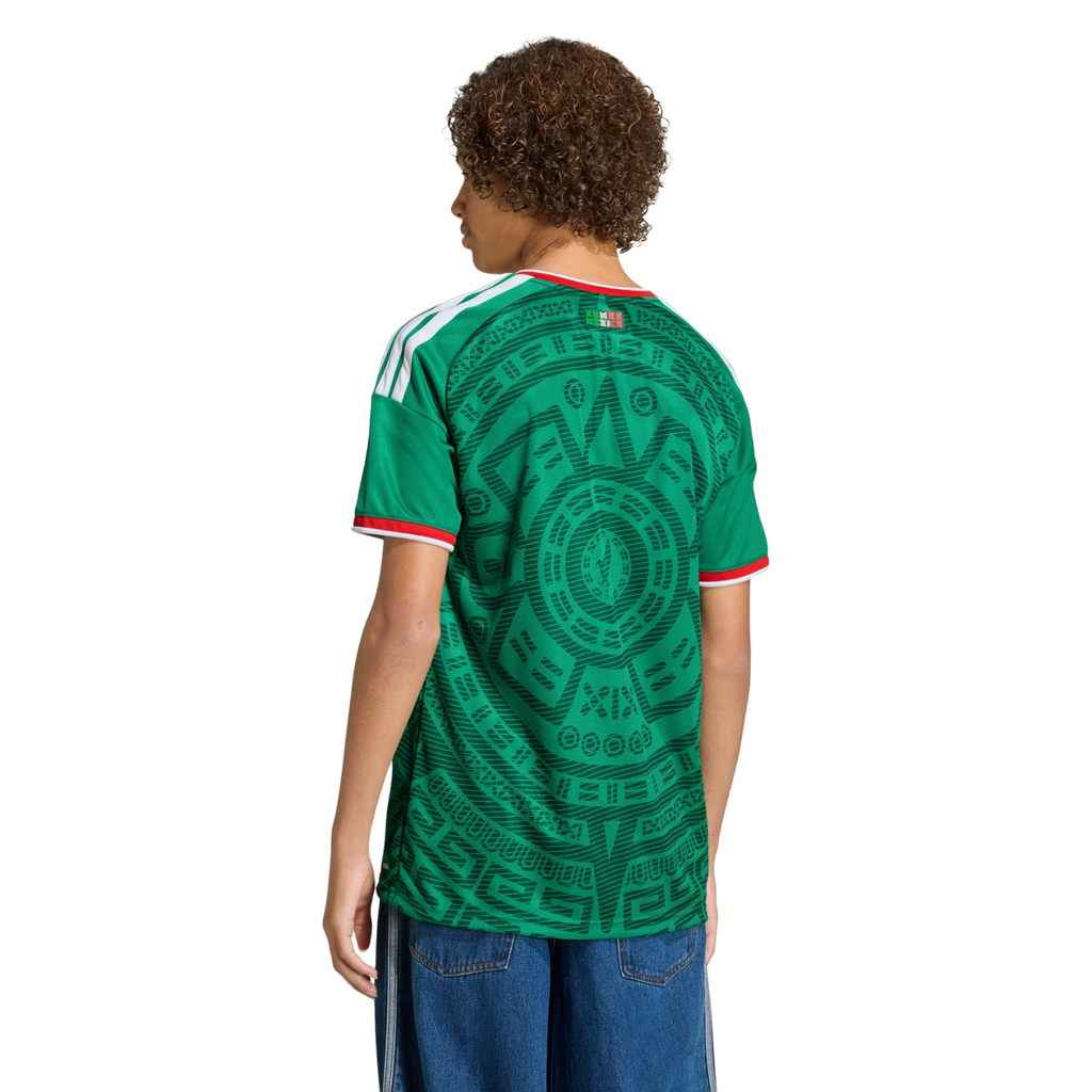 adidas Youth H. Lozano Mexico 2026 Home World Cup Jersey (Bold Green)