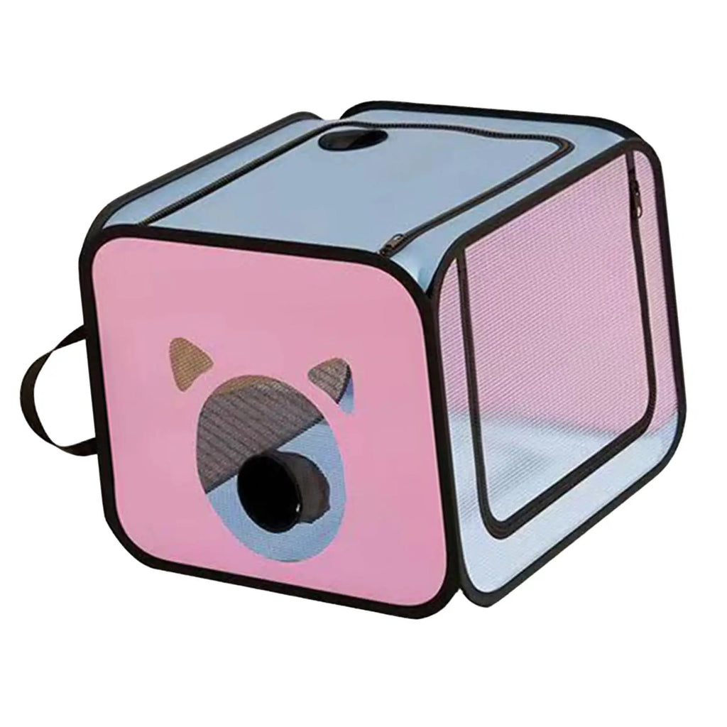 Pet Drying Box Dryer Cage Convenient Portable Foldable Box for Cats and Dogs