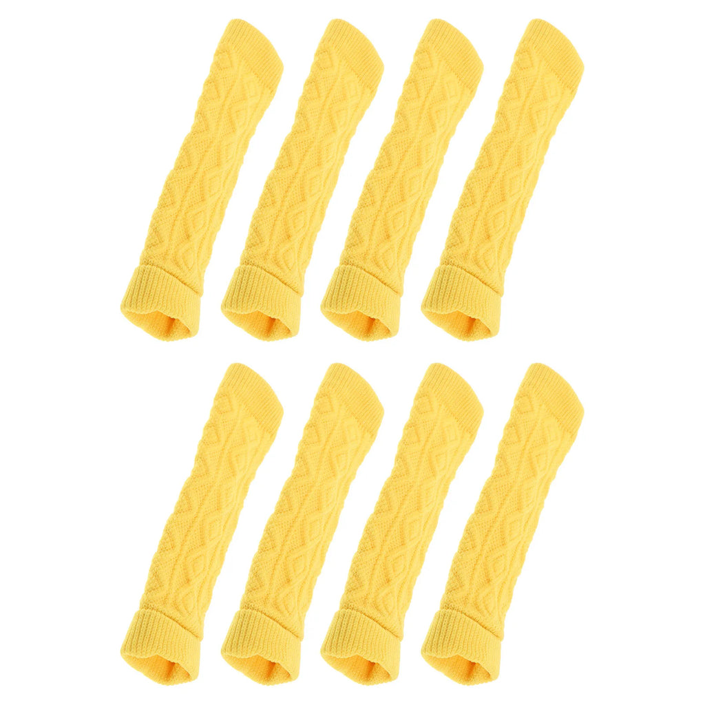 8Pcs Pet Sports Protective Dog Socks Breathable Knitted Front Back Leg Warmers Knee Elbow Leg Protector Sleeve Anti Slip Wrap