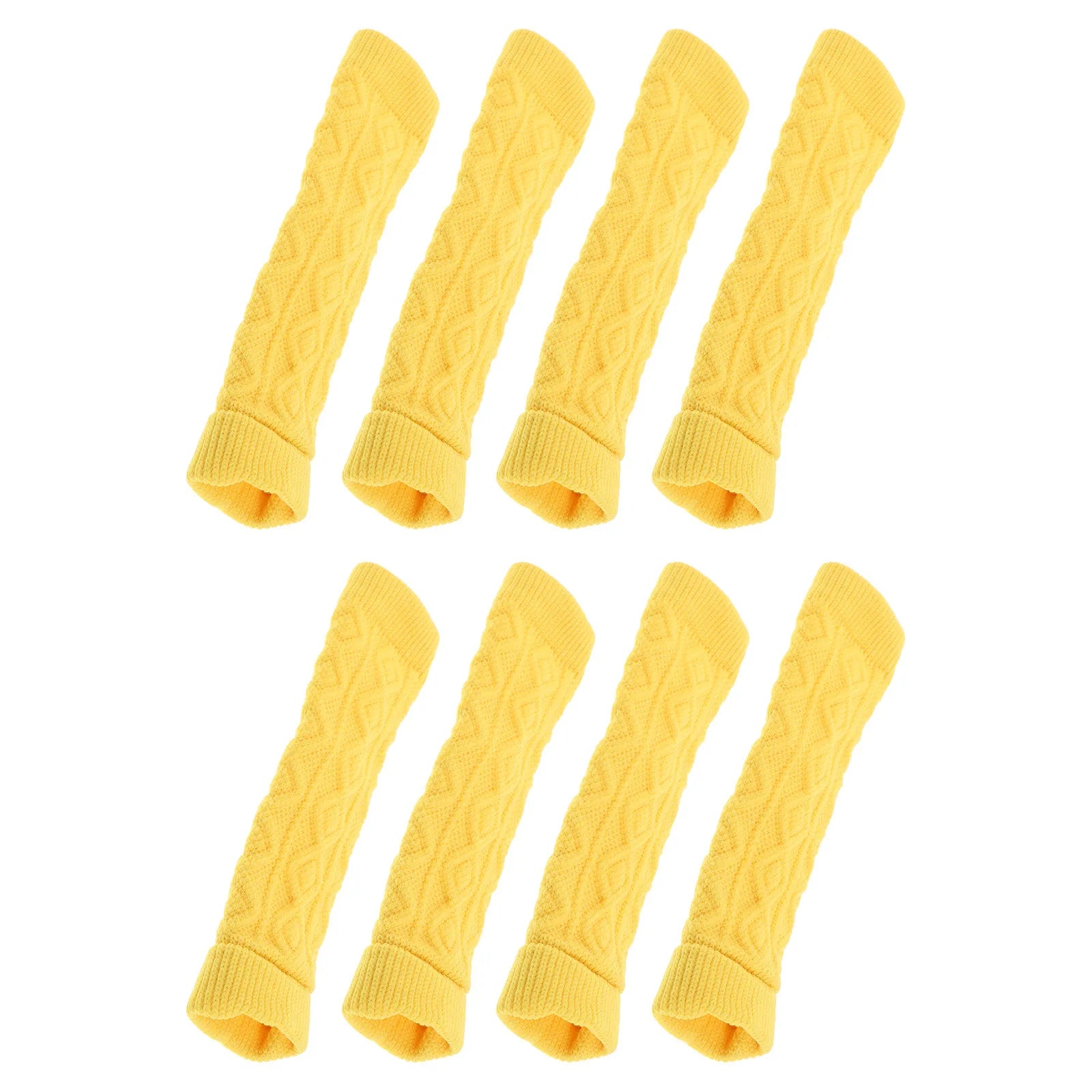 8Pcs Pet Sports Protective Dog Socks Breathable Knitted Front Back Leg Warmers Knee Elbow Leg Protector Sleeve Anti Slip Wrap